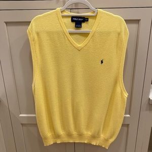 Vintage Polo Light Knit Mens Sweater Vest - Size XXL